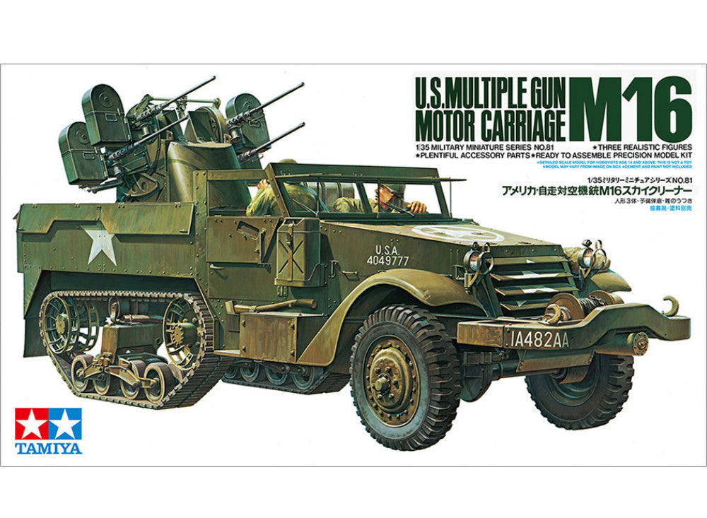1/35 Tamiya - US Multiple Gun Motor Carriage M16 Half Track
