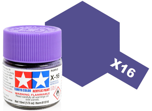 Tamiya 81516 10ml - Acrylic Mini X16 Purple