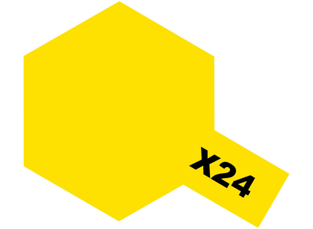 Tamiya TM81524 10ml - Acrylic Mini X24 Clear Yellow