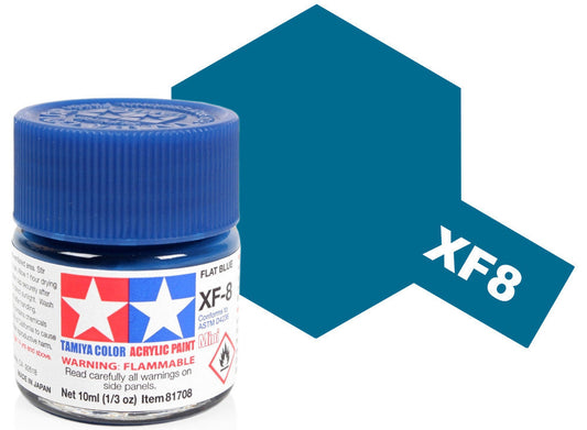 10ml Tamiya - Acrylic Mini XF8 Flat Blue
