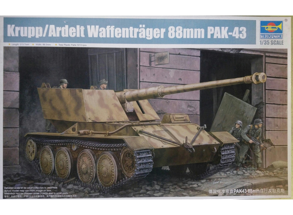 Trumpeter 01587 1/35 - Krupp / Ardelt Waffentrager 88mm PAK-43