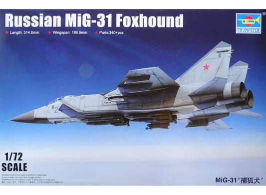 Trumpeter 01679 1/72 Russian MiG-31 Foxhound