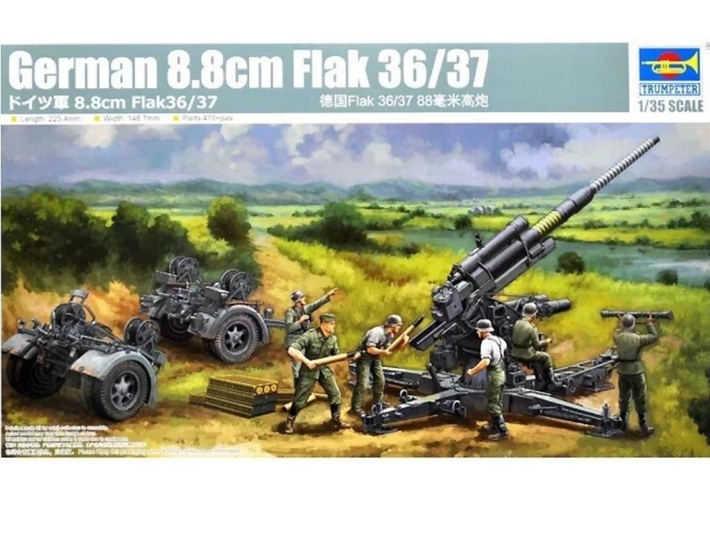 Trumpeter 02359 1/35 - German 8.8cm Flak 36/37
