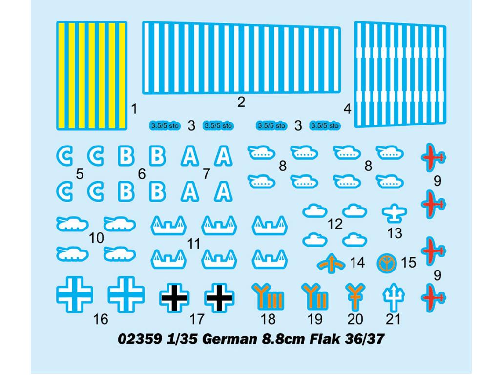 Trumpeter 02359 1/35 - German 8.8cm Flak 36/37