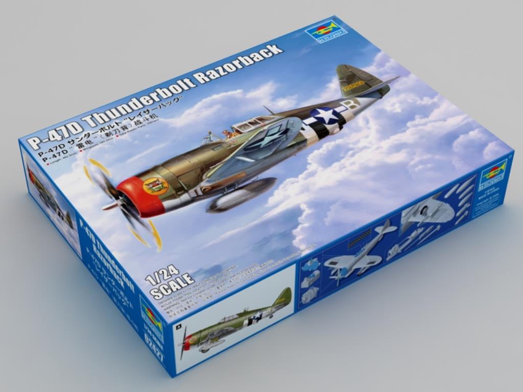 Trumpeter 02427 1/24 P-47D Thunderbolt Razorback