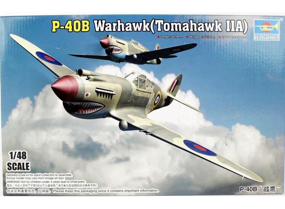 1/48 Trumpeter - Curtiss P-40B Warhawk (Tomahawk IIA)