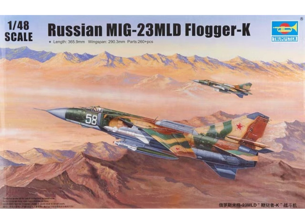 1/48 Trumpeter - Russian MiG-23MLD Flogger-K