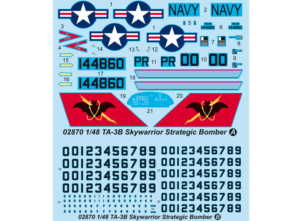 Trumpeter 02870 1/48 - TA-3B Skywarrior