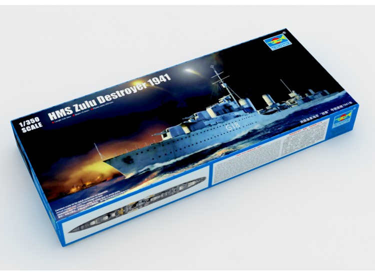 1/350 Trumpeter - HMS Zulu 1941Tribal Class Destroyer