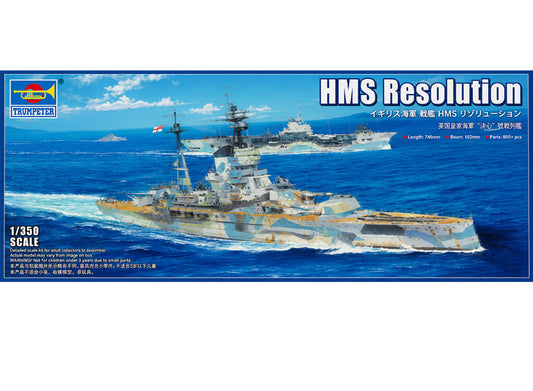 1/350 Trumpeter - HMS Resolution