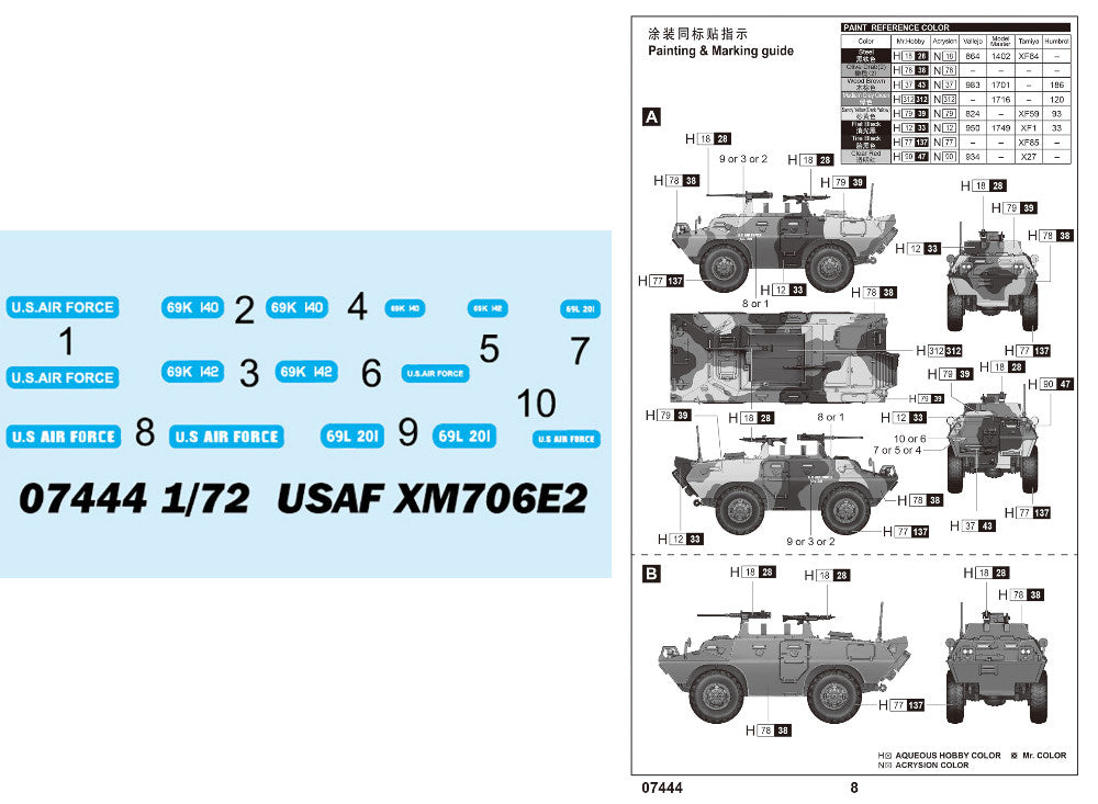 1/72 Trumpeter - USAF XM706E2