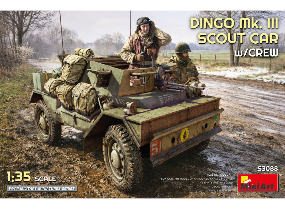 1/35 Miniart - Dingo Mk. III Scout Car w/ Crew