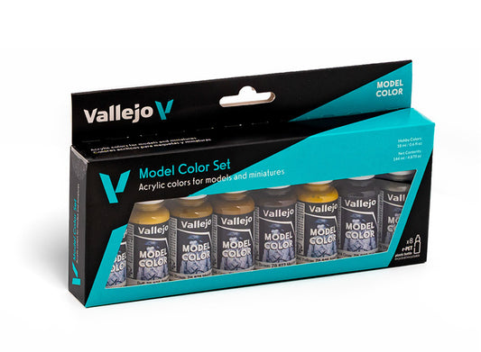 Vallejo 70108 18ml x8 Model Colour Acrylic Paint Set Panzer Colours