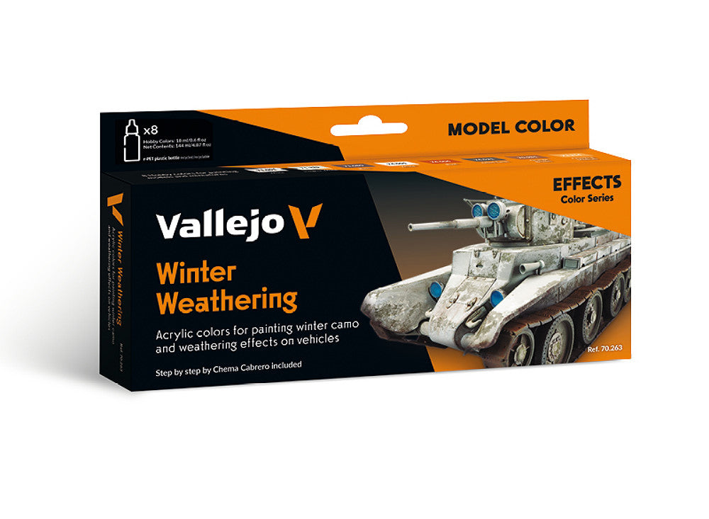 Vallejo 70263 18ml x8 - Winter Weathering