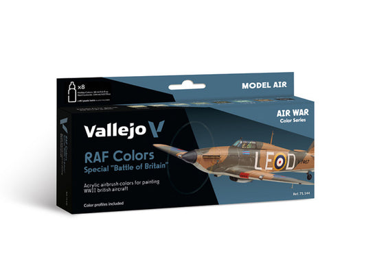 Vallejo 71144 18ml x8 Model Air Set - Battle of Britain RAF Colours Special