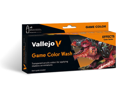 Vallejo 72190 18ml x8 - Game Color Wash Set
