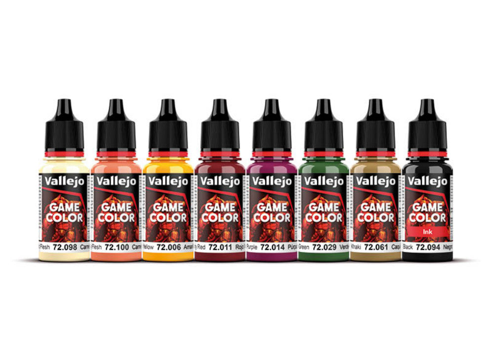 Vallejo 72195 18ml x8 - Game Color Acrylic Paint Set - Aztec Dragons