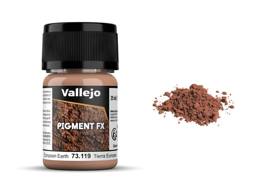 Vallejo 73119 35ml Pigments - 73119 European Earth