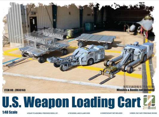 Zimi Models ZIM80160 1/48 - U.S. Weapon Loading Cart