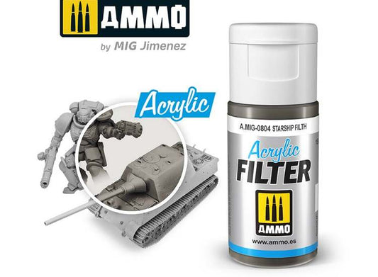 15ml Ammo Mig - Acrylic Filter - Starship Filth