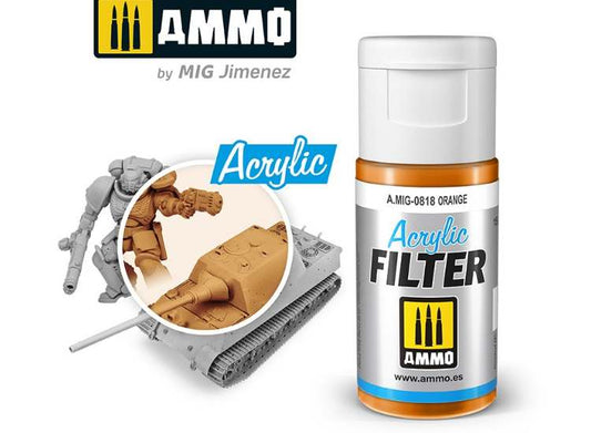 15ml Ammo Mig - Acrylic Filter - Orange