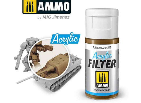 15ml Ammo Mig - Acrylic Filter - Ochre