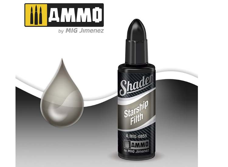 10ml Ammo Mig - Acrylic Shader - STARSHIP FILTH