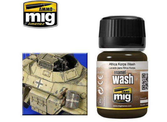 35ml Ammo Mig - Africa Korps Wash - Enamel