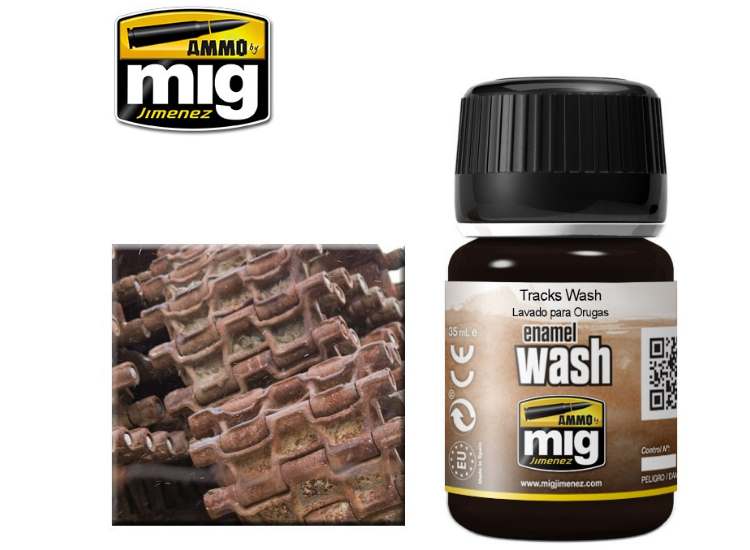 35ml Ammo Mig - Tracks Wash - Enamel