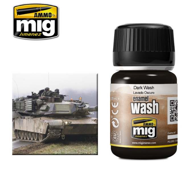 35ml Ammo Mig - Dark Wash - Enamel