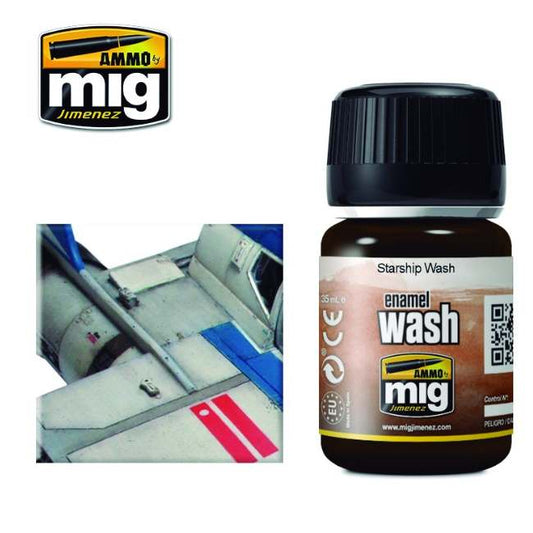 35ml Ammo Mig - Starship Wash - Enamel