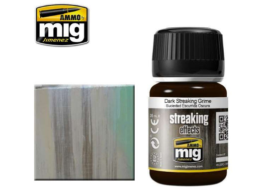 35ml Ammo Mig - Dark Streaking Grime - Enamel