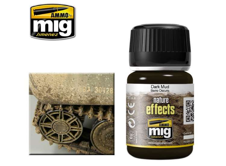 35ml Ammo Mig - Dark Mud Effects - Enamel