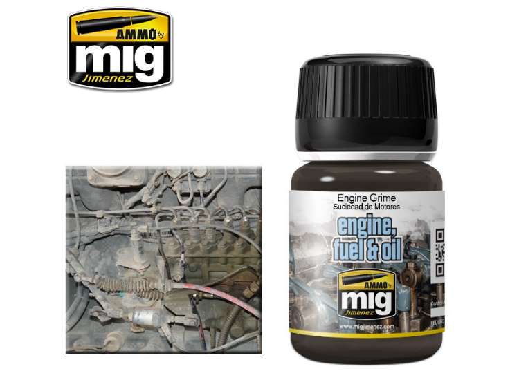 35ml Ammo Mig - Engine Grime - Enamel