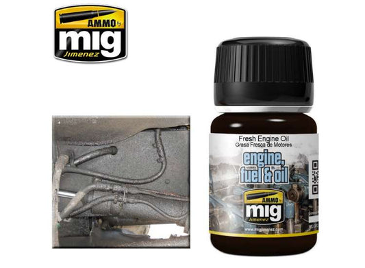 35ml Ammo Mig - Fresh Engine Oil - Enamel