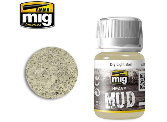 35ml Ammo Mig - Enamel Mud Effects - Dry Light Soil          