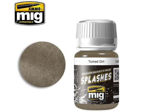 35ml Ammo Mig - Enamel Mud Effects - Turned Dirt             