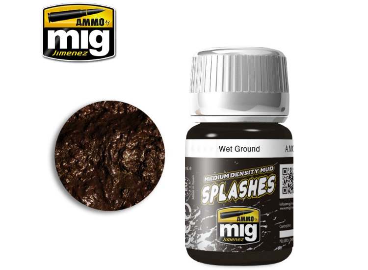 35ml Ammo Mig - Enamel Mud Effects - Wet Ground              