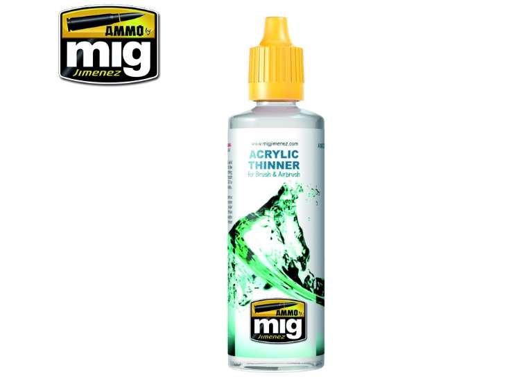 60ml Ammo Mig - Acrylic Thinner (Water Based)