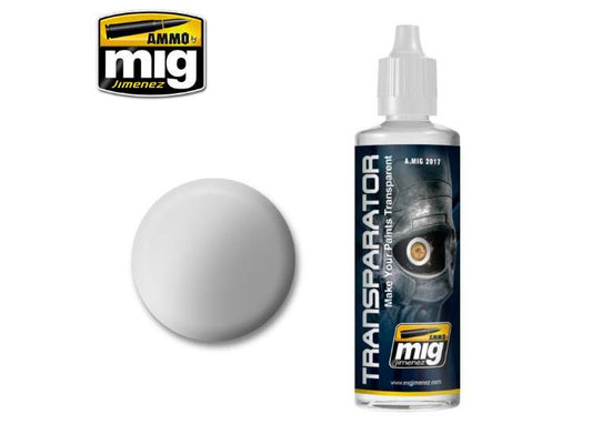 60ml Ammo Mig - Transparator - Acrylic Paint Semi Transparent Thinner