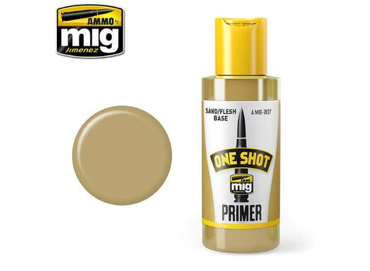 60ml Ammo Mig - One Shot Acrylic Primer - Sand / Flesh Base