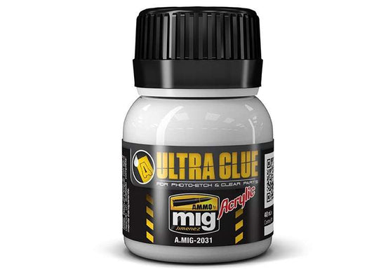 40ml Ammo Mig - Ultra Glue for Etch / Clear Parts
