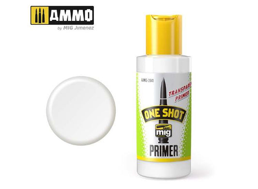 60ml Ammo Mig - One Shot Acrylic Primer - Transparent