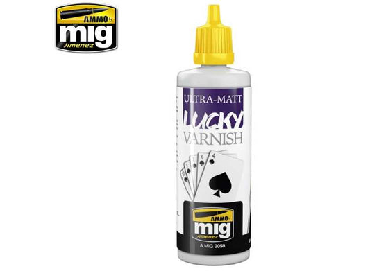 60ml Ammo Mig - Ultra-Matt Lucky Acrylic Varnish