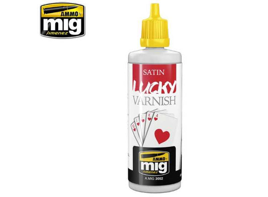 60ml Ammo Mig - Satin Lucky Acrylic Varnish