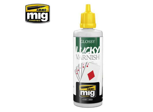 60ml Ammo Mig - Glossy Lucky Acrylic Varnish