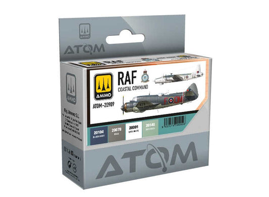 4 x20ml Ammo Mig - ATOM Paint Set - RAF Coastal Command