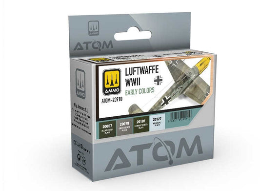 4 x20ml Ammo Mig - ATOM Paint Set - Luftwaffe WWII Early Colours