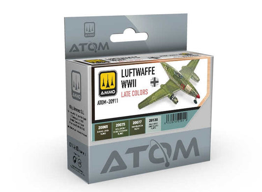 4 x20ml Ammo Mig - ATOM Paint Set - Luftwaffe WWII Late Colours