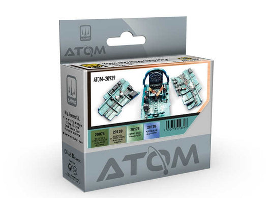 4 x20ml Ammo Mig - ATOM Paint Set - WWII Japanese Cockpits Set